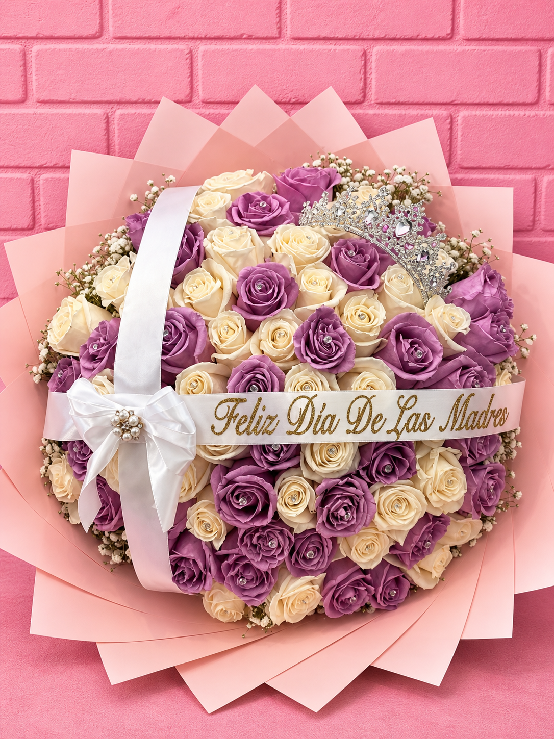 Blush Queen Rose Bouquet